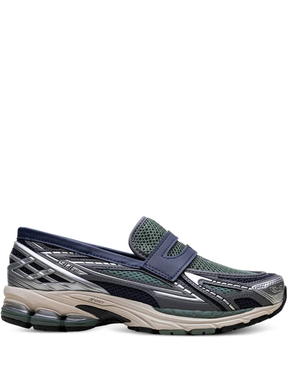 WhatsApp Image 2026-06-17 at 11.17.15 AM (3) New Balance 1906L "Silver Metalic/Navy/Dark Juniper" loafers - Image 1