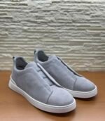 ZEGNA Triple Stitch SecondSkin sneakers "Grey" - Image 3