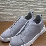 ZEGNA Triple Stitch SecondSkin sneakers "Grey"