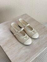 PRADA Crochet Ballerinas"White" - Image 2