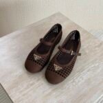 PRADA Crochet Ballerinas"Brown"