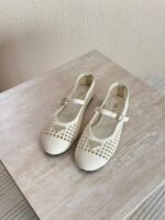 PRADA Crochet Ballerinas"White"