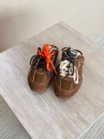 MIU MIU x New Balance 530 SL suede mules