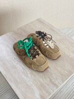 MIU MIU x New Balance 530 SL faded suede mules - Image 3