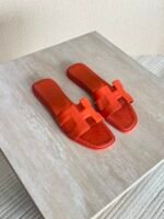 Hermés Oran Sandal "Orange" - Image 3