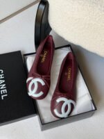 Chanel Ballet  Flats"COCO BEACH 2026 collection" burgundy