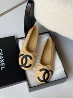 Chanel Ballet  Flats"COCO BEACH 2026 collection"Beige