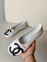 Chanel Ballet  Flats"COCO BEACH 2026 collection" White - Image 3