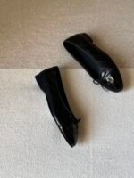 Chanel Quilted 04 "Classic two-tone ballerina style with a small bow detail" - Image 2