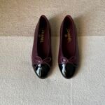 Chanel Quilted 02 "Classic two-tone ballerina style with a small bow detail"