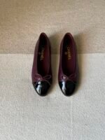 Chanel Quilted 02 "Classic two-tone ballerina style with a small bow detail"