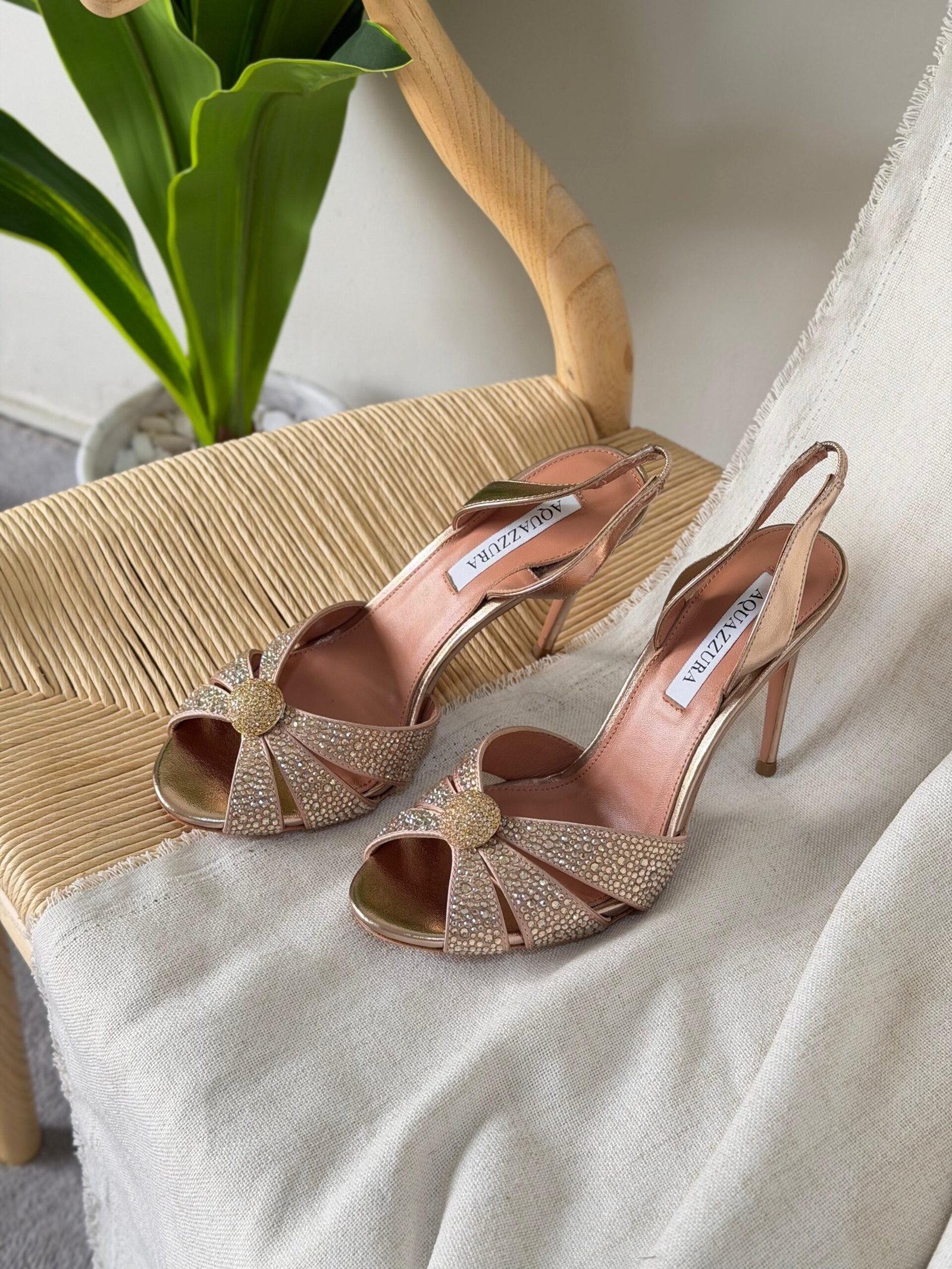 WhatsApp Image 2026-07-06 at 02.29.17 (1) Aquazzura Itilian Flirt 75 sandal "Gold" - Image 1