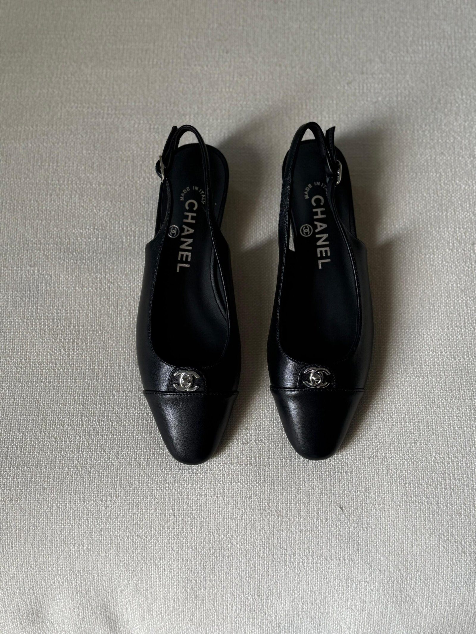 WhatsApp Image 2026-07-06 at 02.32.22 (1) Chanel black slingback flats - Image 1