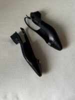 Chanel black slingback flats - Image 2