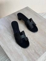 Hermés Oran Heels "Black" - Image 4