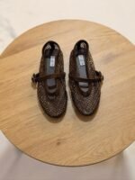 Alaïa Strass Fishnet Ballerina Flats - Image 6