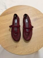 Alaïa Strass Fishnet Ballerina Flats - Image 7