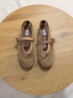 Alaïa Strass Fishnet Ballerina Flats - Image 5