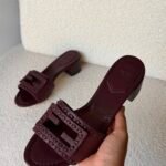 Fendi Heels "Burgundy"
