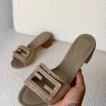 Fendi Heels "Beige"