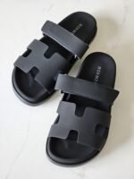 Hermès Chypre sandals "Black" - Image 2
