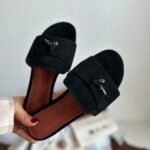 Loro Piana Summer Charms Heels "Black"