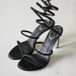 René Caovilla Cleo Sandals "Black"