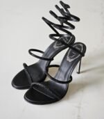 René Caovilla Cleo Sandals "Black"