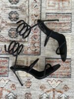 René Caovilla Cleo Sandals "Black" - Image 2