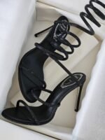 René Caovilla Cleo Sandals "Black" - Image 4