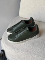 ZEGNA Triple Stitch SecondSkin sneakers "Pine Green" - Image 2