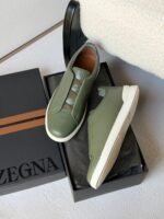 ZEGNA Triple Stitch SecondSkin sneakers "Pine Green" - Image 3