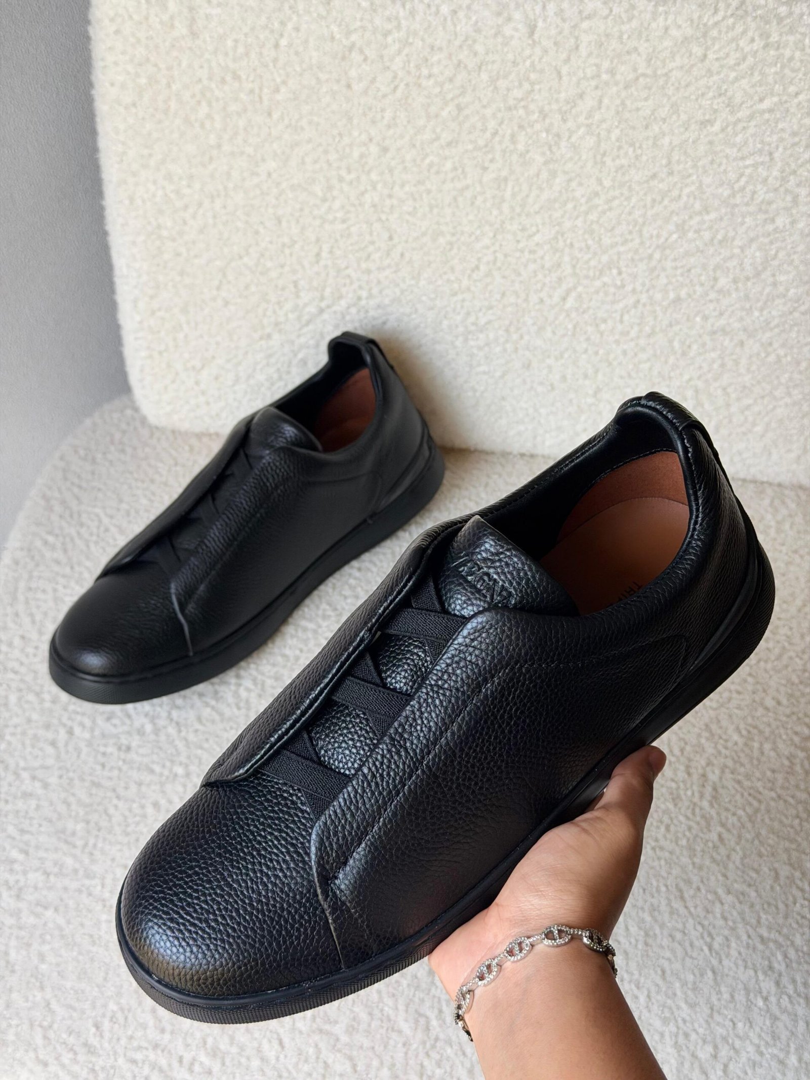 WhatsApp Image 2026-07-17 at 18.05.04 ZEGNA Triple Stitch SecondSkin sneakers "Black" - Image 1