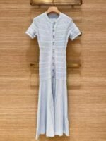 Sky-Blue SANDRO knit maxi - Image 2