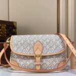 LOUIS VUITTON Diane PM handbag "elevated jacquard canvas and trimmed with natural leather"