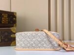 LOUIS VUITTON Diane PM handbag "elevated jacquard canvas and trimmed with natural leather" - Image 4