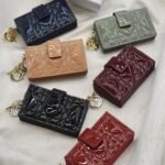 CHRISTIAN DIOR "Lady Dior 5-Gusset card holder"