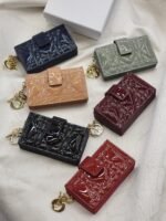 CHRISTIAN DIOR "Lady Dior 5-Gusset card holder"