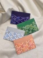 Goyard Cardholder "coated canvas featuring the signature chevron pattern" - Image 2