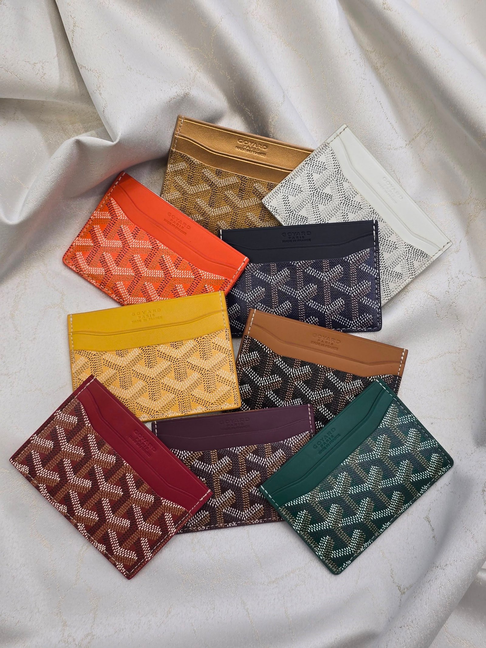 WhatsApp Image 2026-07-18 at 01.18.48 Goyard Cardholder "coated canvas featuring the signature chevron pattern" - Image 1