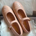 Chanel Mary Jane ballet flats "baby pink"