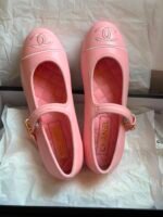 Chanel Mary Jane ballet flats "light pink"