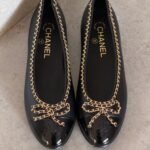 Chanel Mary Jane ballet flats "Black"