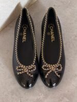Chanel Mary Jane ballet flats "Black"