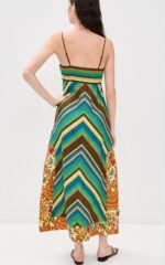 ALÉMAIS Charlie striped linen midi dress - Image 2