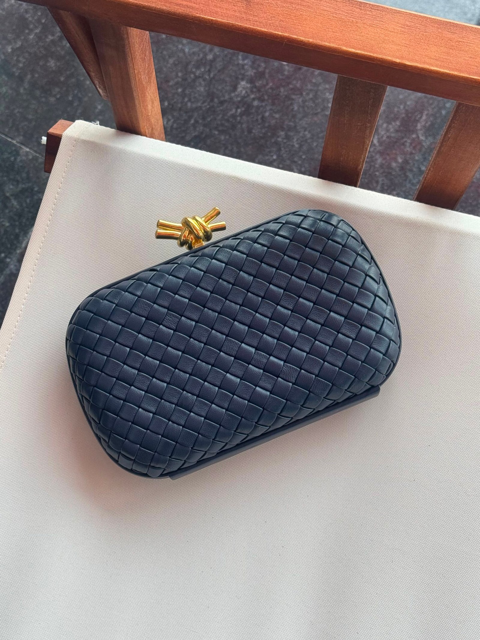 WhatsApp Image 2026-07-21 at 03.53.24 (1) Bottega Veneta Women's Knot Minaudiere Clutch - Image 1