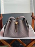Chanel 25 handbag crafted from suede calfskin with gold-tone metal hardware - Image 2