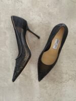 Jimmy Choo LOVE PUMPS "Black degradé crystals mesh upper with a pointed toe" - Image 3