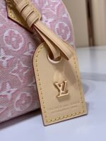 Louis Vuitton Speedy Bandouliére 20 jacquard canvas in a rose ruban pink palette - Image 5