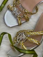 GUCCI Crystal Interlocking G sandals - Image 3
